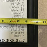 Bill O'Reilly Killing Jesus Book and Framed Bible Emergency Numbers Sign - thumbnail 5 of 5