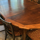 Wood Dining Table and Matching Chairs - thumbnail 2 of 6