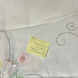 Collection of Vintage Embroidered Linens and Lace Textiles - thumbnail 20 of 22