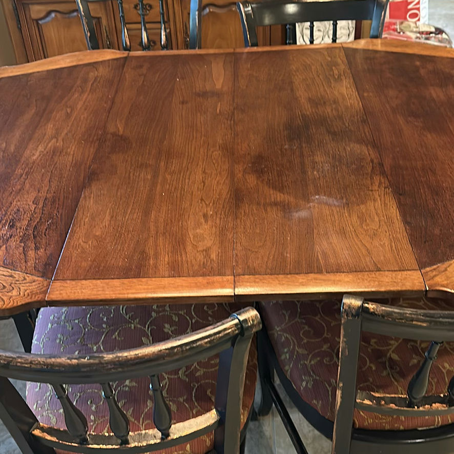 Wood Dining Table and Matching Chairs - image 6 of 6
