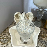 Decorative Candles, Angel Figurines, Framed Fairy Art, and Crystal Clock Set - thumbnail 2 of 7