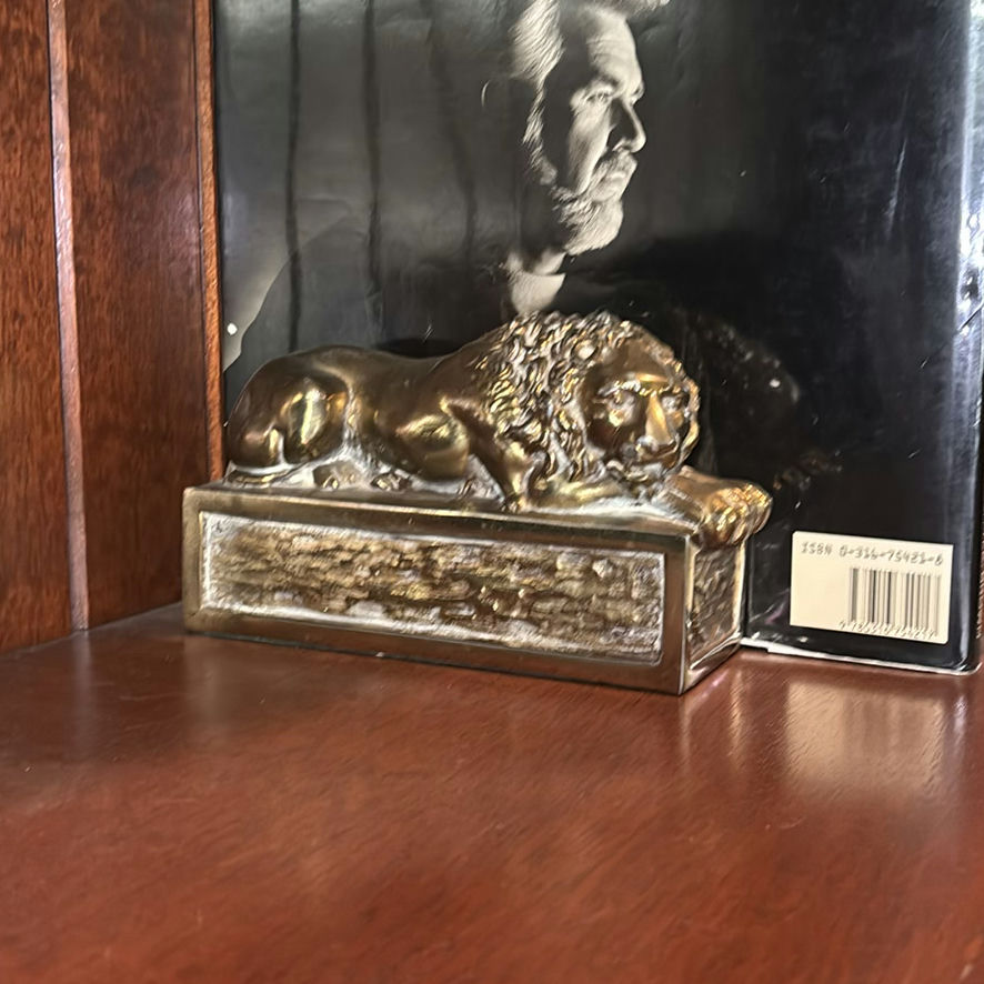 Books, Elephant Figurines, and Speaker on Wooden Bookshelf - image 15 of 17