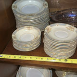 Decorative China Dinnerware and Glassware Set - thumbnail 6 of 13