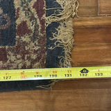 Blue and Beige Patterned Area Rug - thumbnail 4 of 5