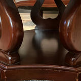 3-pieces total: Victorian Mahogany, 2 side tables and 1 round sofa table  - thumbnail 11 of 11
