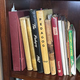Wooden Bookshelf with Books and Decorative Items - thumbnail 3 of 15