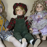 Collection of Dolls, Teddy Bear, and Santa Figure - thumbnail 9 of 10