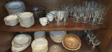 Decorative China Dinnerware and Glassware Set - thumbnail 1 of 13