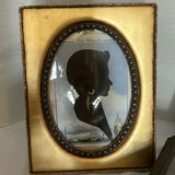 Decorative Music Box, Framed Silhouette Art, and Vintage Style Decor Items - thumbnail 4 of 9