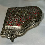 Decorative Music Box, Framed Silhouette Art, and Vintage Style Decor Items - thumbnail 2 of 9