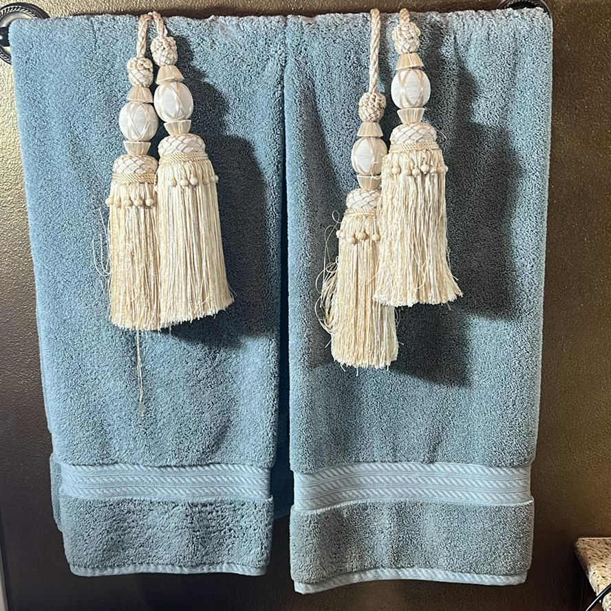 Royal Velvet Towels with Decorative Tassels - image 1 of 5