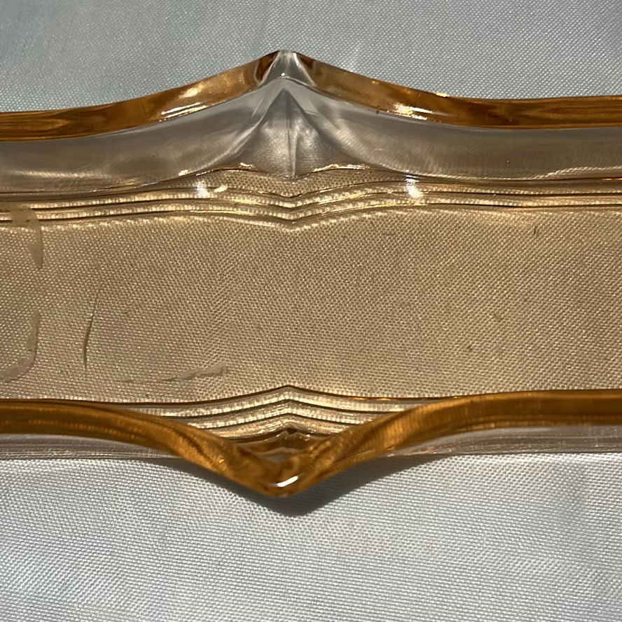 Pink Glass Decorative Tray Set - image 4 of 7