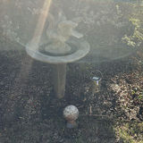 Garden Fountain with Decorative Solar Lantern and Stone Ornament - thumbnail 2 of 5
