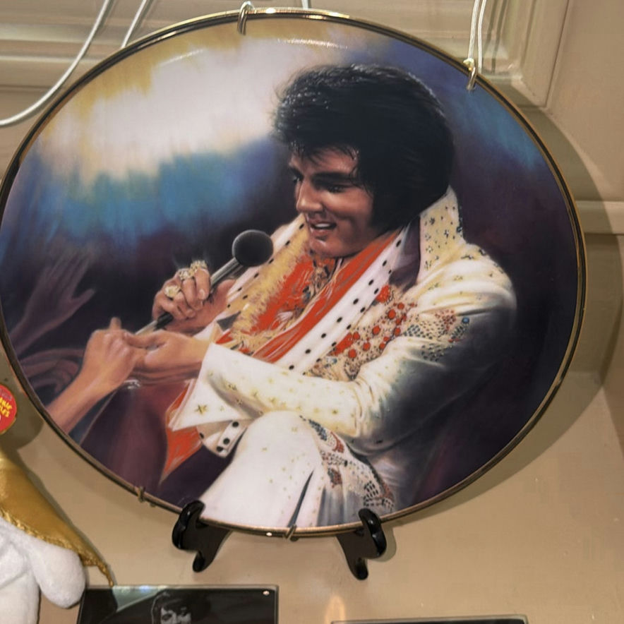 Elvis Presley Collectible Plate, Plush Bear, and Coasters - image 6 of 9
