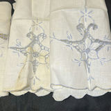 Collection of Vintage Embroidered Linens and Lace Textiles - thumbnail 2 of 22