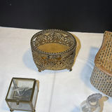 Vintage Decorative Boxes, Glass Containers, and Perfume Bottles - thumbnail 3 of 10