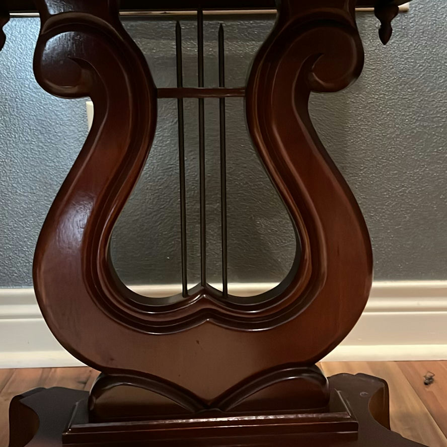 3-pieces total: Victorian Mahogany, 2 side tables and 1 round sofa table  - image 3 of 11