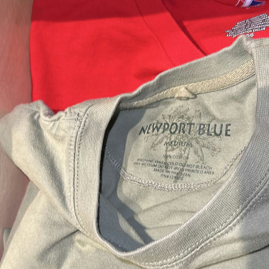 Assorted Graphic T-Shirts Including Texas and Newport Blue Shirts - image 6 of 8