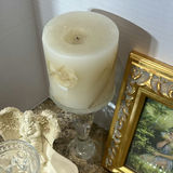 Decorative Candles, Angel Figurines, Framed Fairy Art, and Crystal Clock Set - thumbnail 3 of 7