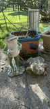 Assorted Decorative Planters and Frog Garden Statues - thumbnail 4 of 6
