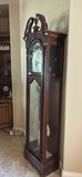 Wooden Grandfather Clock and Potted Artificial Plant - thumbnail 6 of 7
