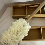 Bamboo Bathroom Organizers, Bath Loofah, and Shell-Shaped Soap Set - thumbnail 2 of 6