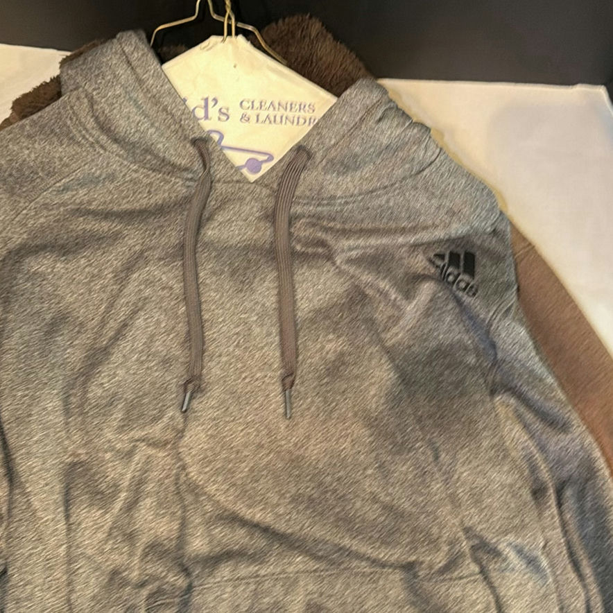 Men's Gray Pullover Tops Including Adidas Hoodie - image 5 of 7