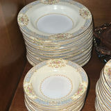 Decorative China Dinnerware and Glassware Set - thumbnail 5 of 13