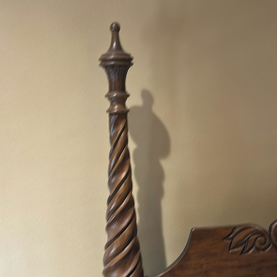 Wood Four-Poster Bed Frame - image 4 of 8