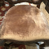 Wood Dining Table and Upholstered Chairs Set - thumbnail 3 of 10