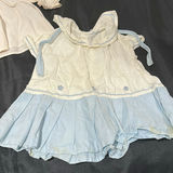 Vintage Baby Clothing, Shoes, and Child Silverware Set - thumbnail 8 of 9