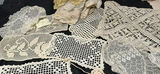 Assorted Crochet and Lace Doilies and Textiles - thumbnail 1 of 6