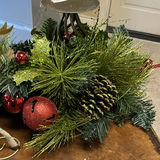 Holiday Reindeer Decorations and Greenery Arrangement - thumbnail 3 of 4
