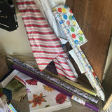 Assorted Household Items and Gift Wrapping Supplies - thumbnail 1 of 6