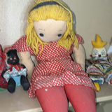 Collection of Vintage Cloth and Porcelain Dolls - thumbnail 5 of 8