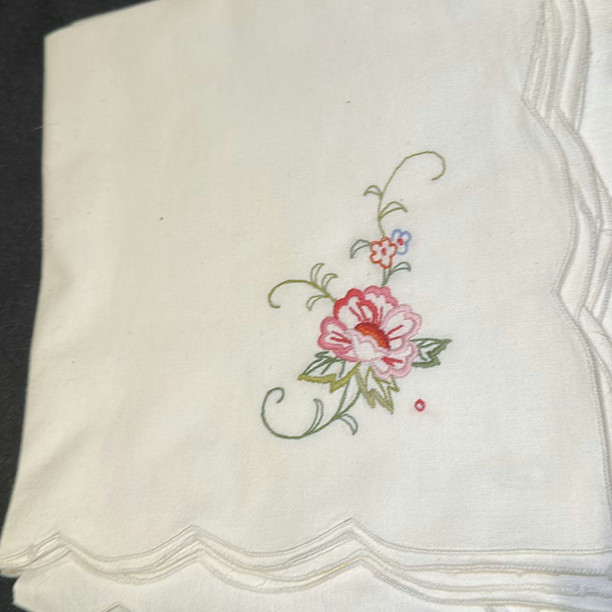 Set of Embroidered Cloth Napkins - image 5 of 9
