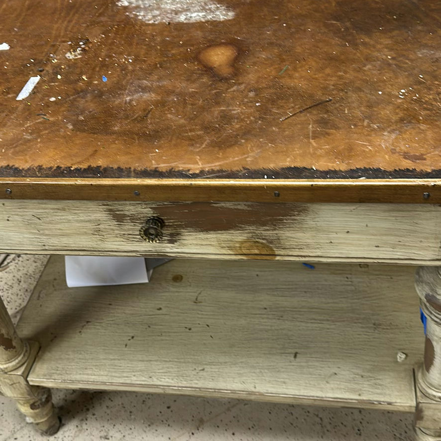 Wooden Side Table with Drawer and Lower Shelf - image 3 of 5