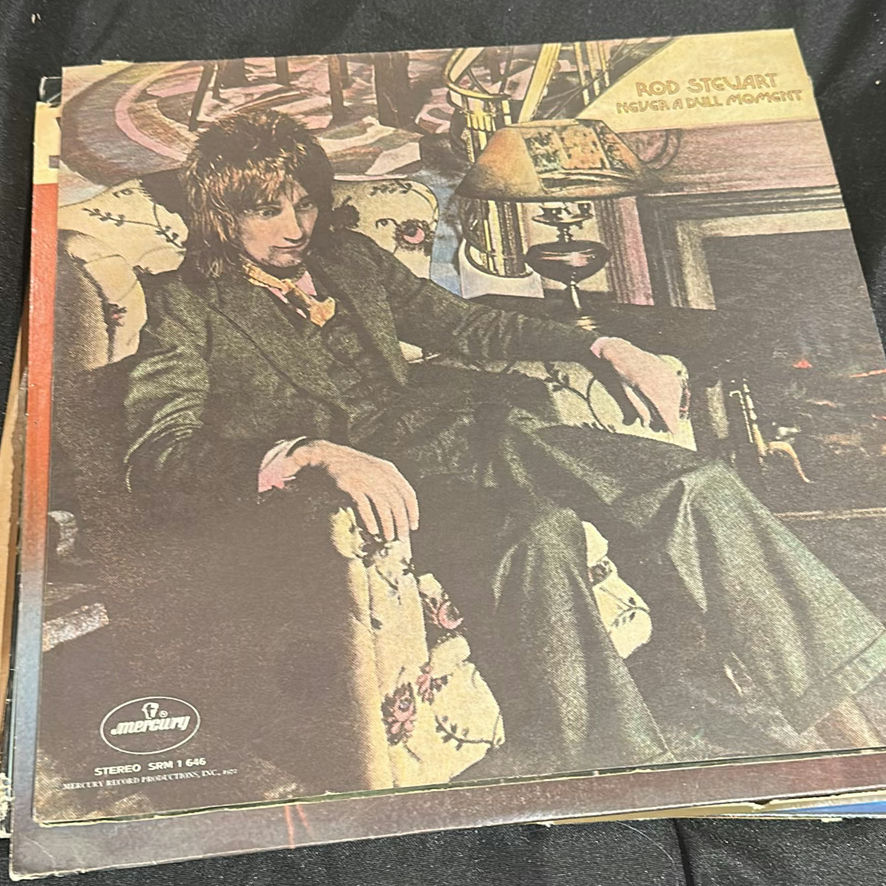 Collection of Vinyl Record Albums by Otis Redding, Commodores, and Rod Stewart - image 4 of 18