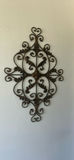 Wood Storage Cabinet and Metal Wall Decor - thumbnail 2 of 6
