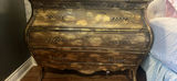 Wooden Bombe Chest Dresser - thumbnail 3 of 19