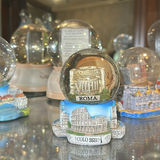 Collection of Travel Souvenir Snow Globes and Glass Angel Figurines - thumbnail 3 of 8