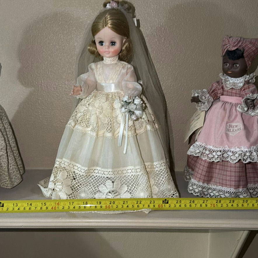 Collection of Vintage Dolls in Decorative Dresses - image 9 of 9