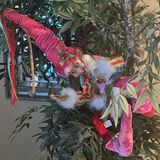 Artificial Potted Tree with Elf Doll Decoration - thumbnail 3 of 6