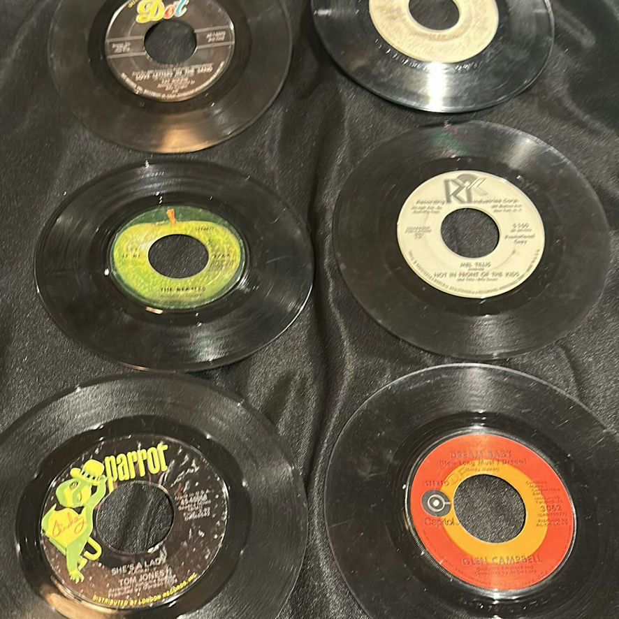 Collection of 45 RPM Vinyl Records - image 2 of 8