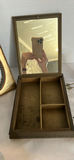 Decorative Music Box, Framed Silhouette Art, and Vintage Style Decor Items - thumbnail 6 of 9