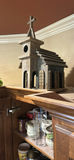 Decorative Ceramic Pitchers, Church Model, Vase, Faux Greenery, and Wall Sign - thumbnail 2 of 5