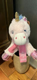 Stuffed Unicorn Plush Toy and Black and White Cat Plush - thumbnail 4 of 6
