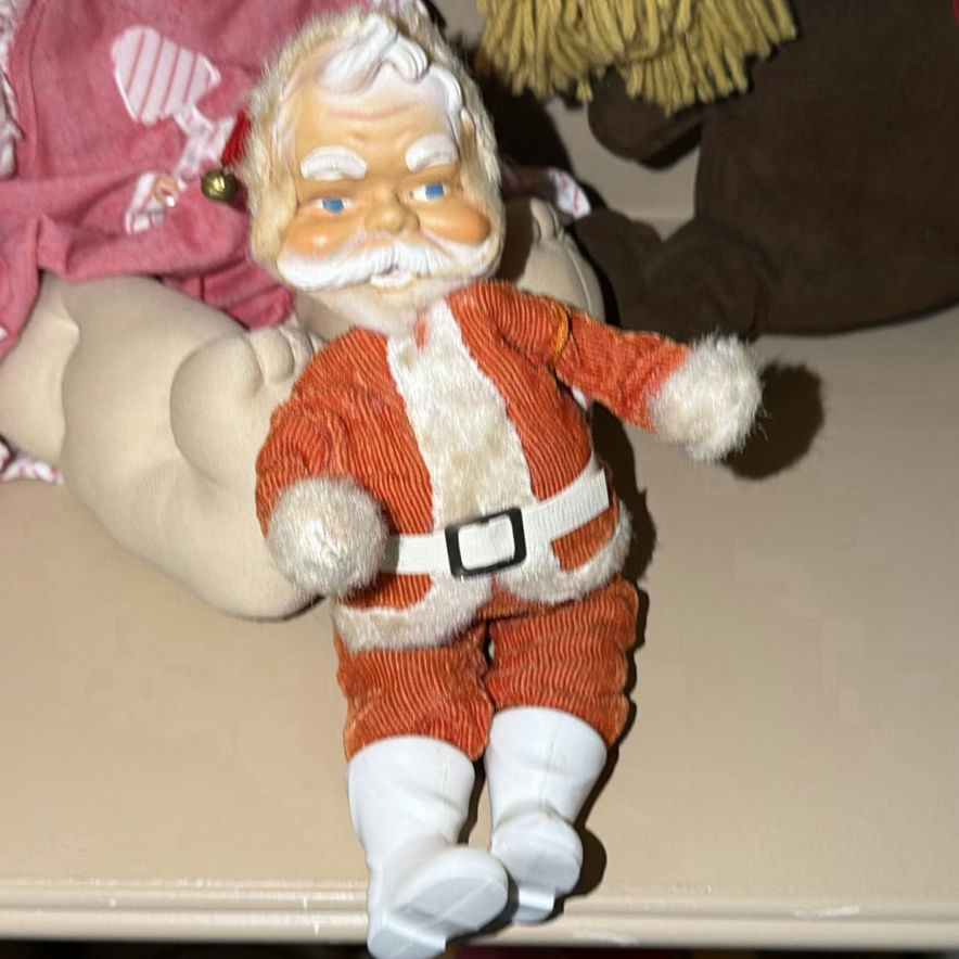 Collection of Dolls, Teddy Bear, and Santa Figure - image 3 of 10