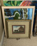 Framed Paintings and Decorative Wall Panel - thumbnail 1 of 4