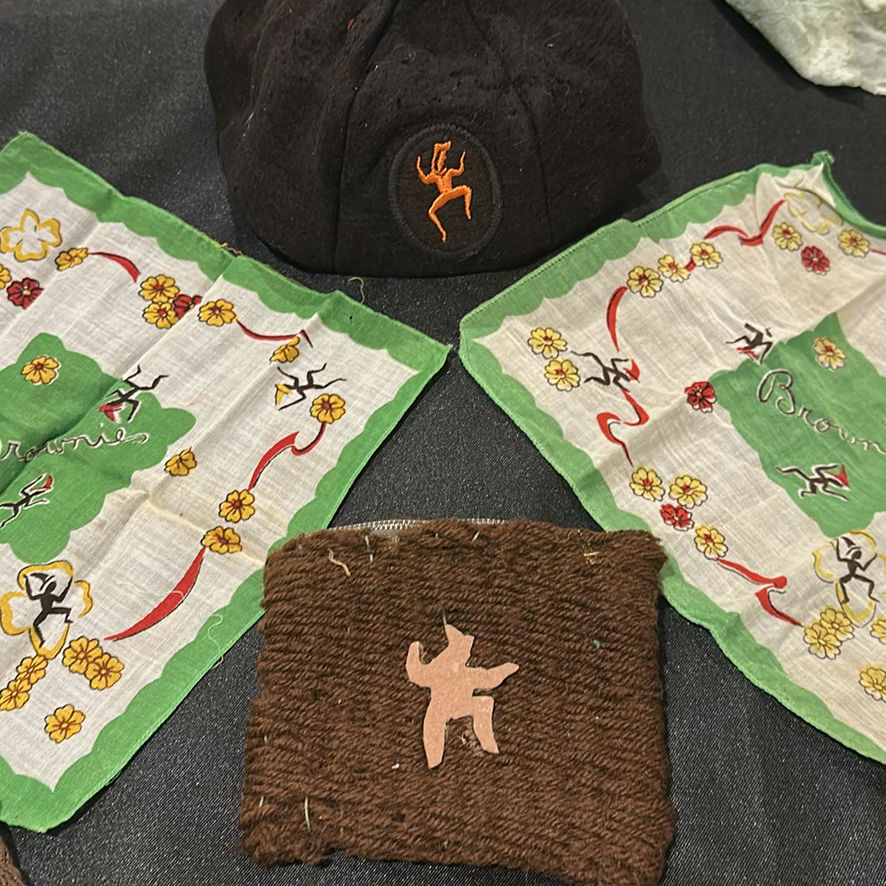 Brownie Girl Scout Accessories and Handkerchiefs - image 1 of 11